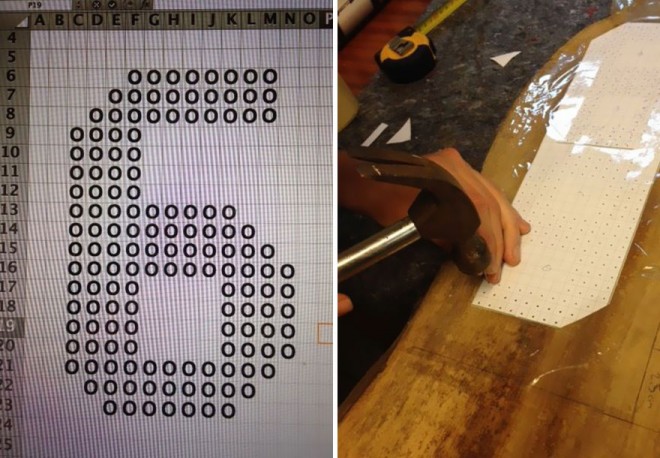 ساخت خلاقانه و جالب پلاک ساختمان با پیچ و تخته + عکس 2 ساخت پلاک ساختمان با پیچ تخته