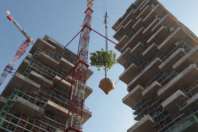نگاهی به طراحی جالب بلندترین برج سبز جهان در لوزان سوئیس + عکس 8 apartment building tower trees tour des cedres stefano boeri mihanpost 5