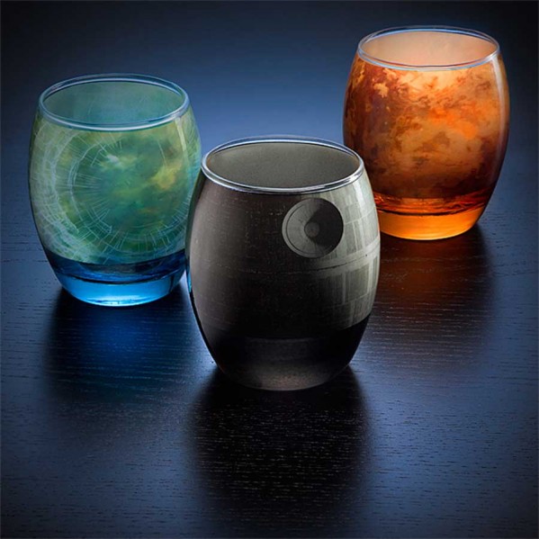 Elegant Glassware Modeled After Star Wars Planets 7