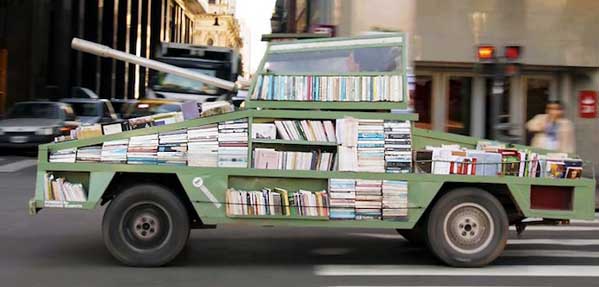 Library tanks Argentine artist1