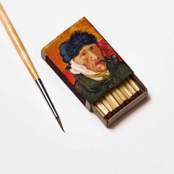 Paintings On Matchboxes mihanpost 2