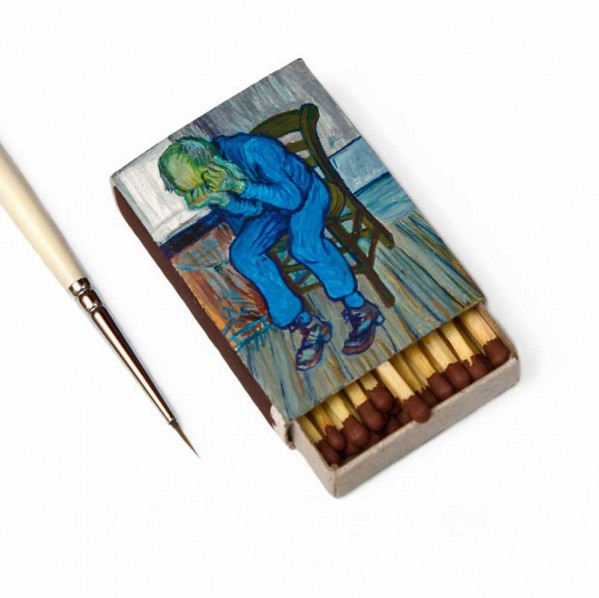 Paintings On Matchboxes mihanpost 5