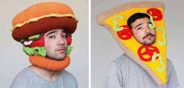 funny crochet food hatsphil ferguson mihan post