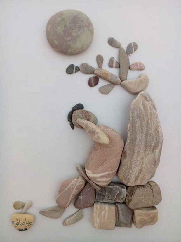 نگاهی به مجسمه های سنگی، جالب و دردناک هنرمند سوری + عکس 23 mihanpost 15