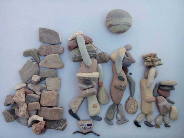 نگاهی به مجسمه های سنگی، جالب و دردناک هنرمند سوری + عکس 11 mihanpost 18