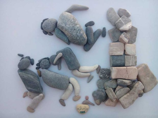 نگاهی به مجسمه های سنگی، جالب و دردناک هنرمند سوری + عکس 9 mihanpost 23