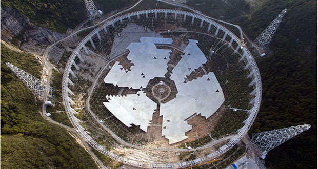 Making the largest single aperture radio telescope in the world China