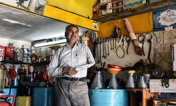 شغل جالب جانباز ۷۰ درصد اصفهانی سوژه رسانه شد + عکس 4 محمد شاه نظری جانباز 2