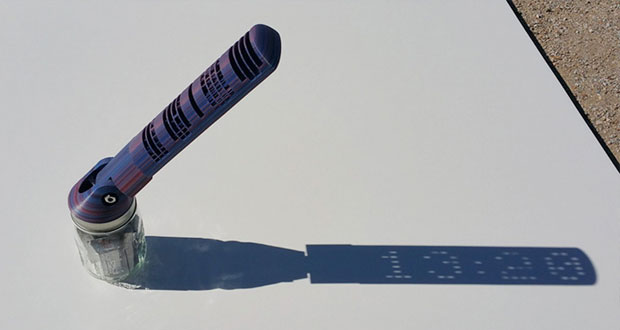 3D Printed Sundial Digital Clock mihanpost