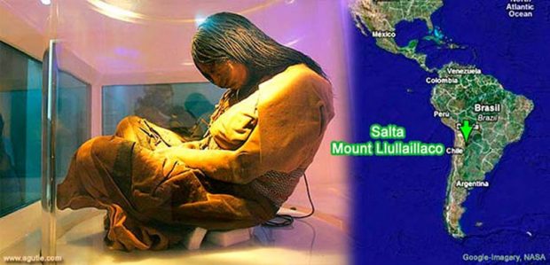 کشف دختر مومیایی ۵۰۰ ساله در کوههای آتشفشانی آرژانتین + عکس 2 500 year old female mummy 1