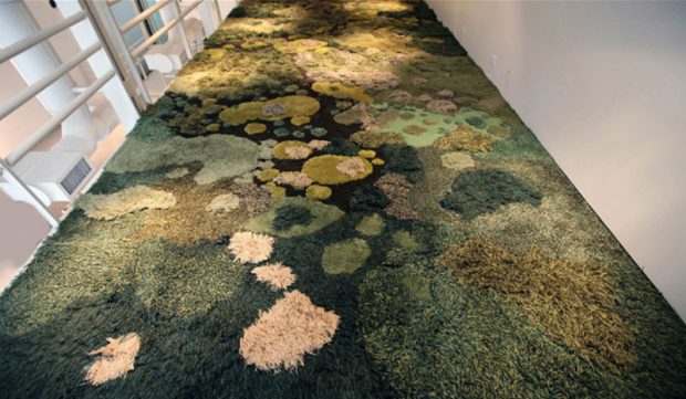 Carpets in the form of green nature 1