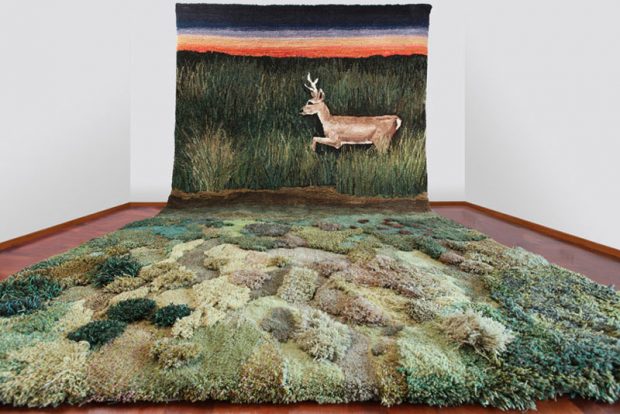 Carpets in the form of green nature 5
