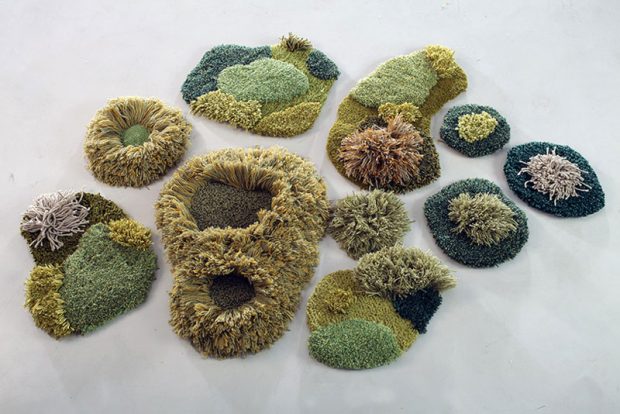 Carpets in the form of green nature 6