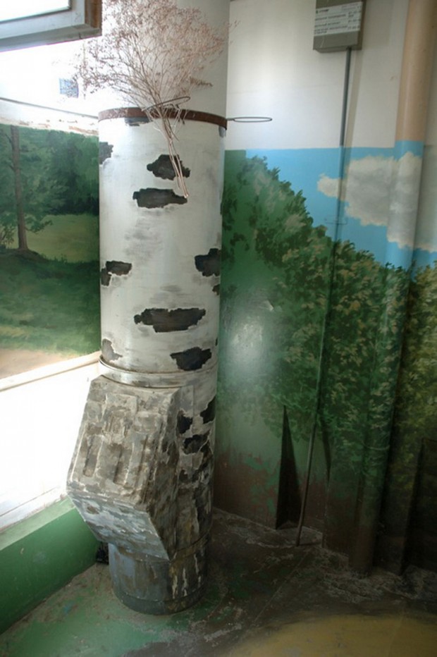 دیوارهای آپارتمان بوم نقاشی هنرمند روسی شد + عکس 6 دیوارهای آپارتمان بوم نقاشی