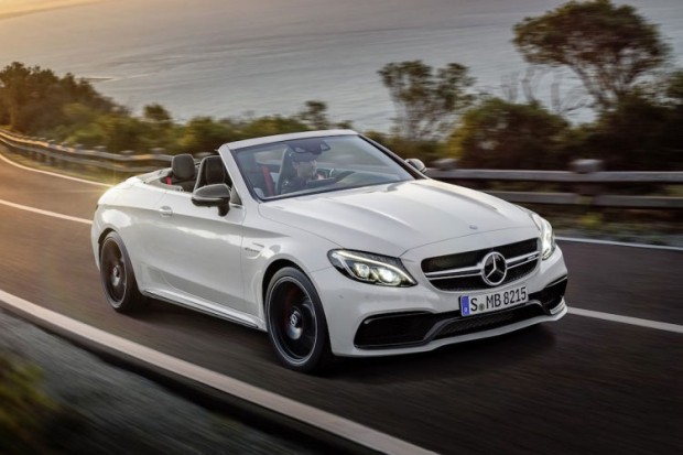 مرسدس C63 AMG کابریولت در نمایشگاه خودرو نیویورک رونمایی شد + عکس 2 2017 Mercedes AMG C63 Cabriolet mihanpost 2