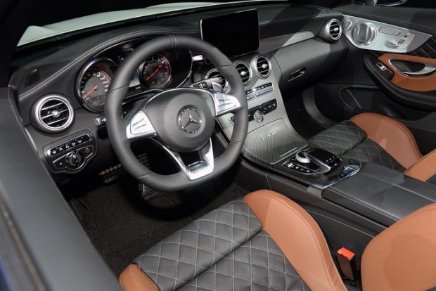 مرسدس C63 AMG کابریولت در نمایشگاه خودرو نیویورک رونمایی شد + عکس 8 2017 Mercedes AMG C63 Cabriolet mihanpost 7