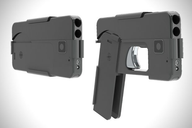 idealconceal اسلحهای که شبیه گوشی هوشمند ساخته شده است + عکس 4 Ideal Conceal Double Barrel .380 Caliber Smartphone Pistol 3