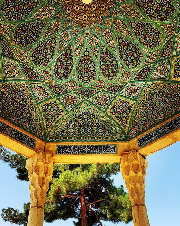 Iranian Mosque Ceilings 11