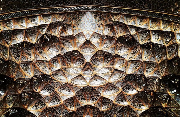 Iranian Mosque Ceilings 12