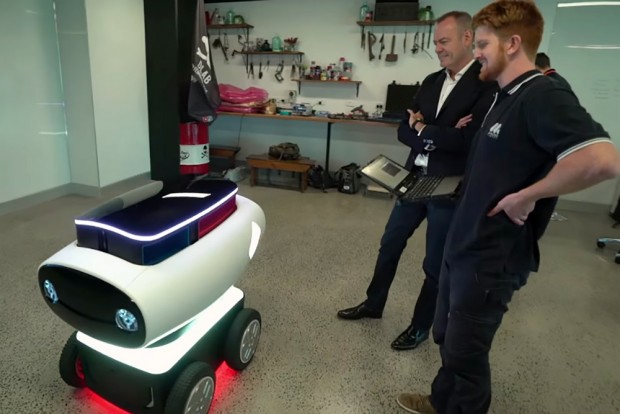 Robot Domino DRU mihampost 2