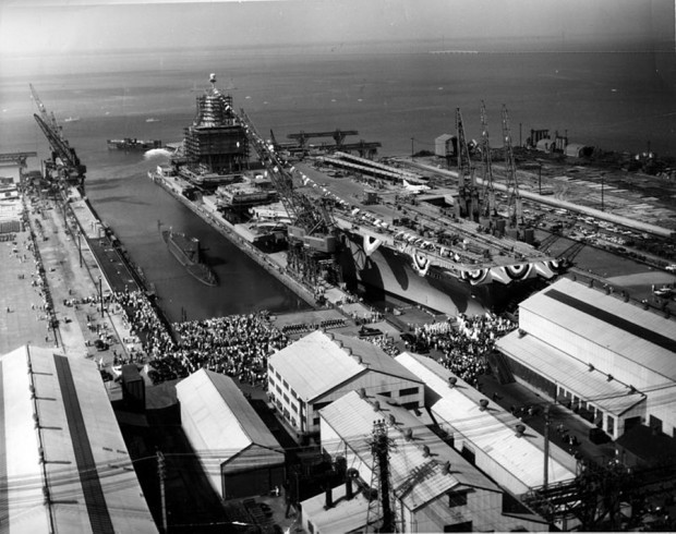 USS Enterprise اولین و بزرگترین ناو هواپیمابر اتمی دنیا + عکس 3 USS Enterprise mihanpost 4