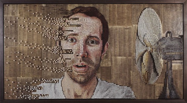Unique 3D Portraits Using Screw Art mihanpost 1