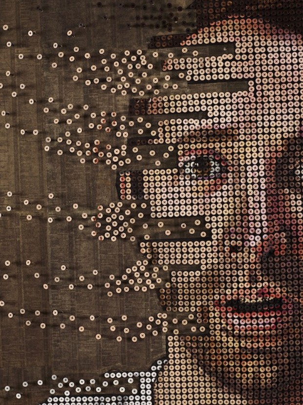 Unique 3D Portraits Using Screw Art mihanpost 12