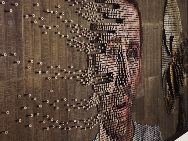 Unique 3D Portraits Using Screw Art mihanpost 13