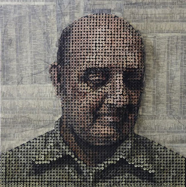 Unique 3D Portraits Using Screw Art mihanpost 2