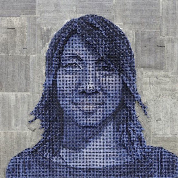 Unique 3D Portraits Using Screw Art mihanpost 4