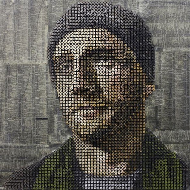 Unique 3D Portraits Using Screw Art mihanpost 6