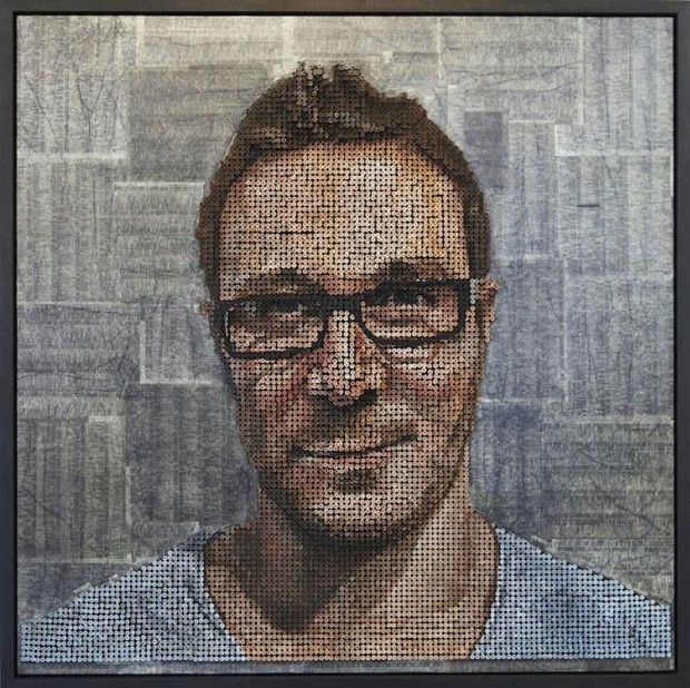 Unique 3D Portraits Using Screw Art mihanpost 8