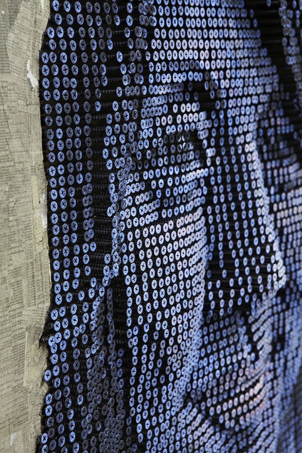 Unique 3D Portraits Using Screw Art mihanpost 9