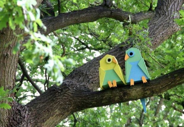 لانه پرندگان توماس وینتر، ابتکاری برای ماندن پرندگان در شهر ؟ 19 Happy Birdhouses mihanpost 17