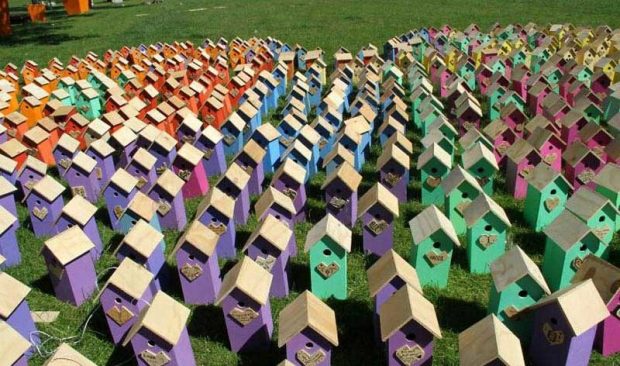 لانه پرندگان توماس وینتر، ابتکاری برای ماندن پرندگان در شهر ؟ 3 Happy Birdhouses mihanpost 18