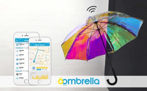 چتر هوشمند Oombrella هوای بارانی را پیشبینی میکند! 5 چتر هوشمند Oombrella هوای بارانی را به شما هشدار می دهد