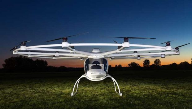 اولین بالگرد الکتریکی پهپادی 8 موتور