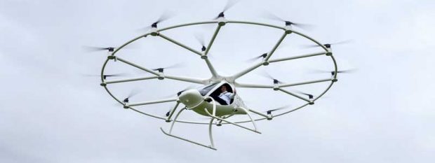 اولین بالگرد الکتریکی پهپادی 8 موتور