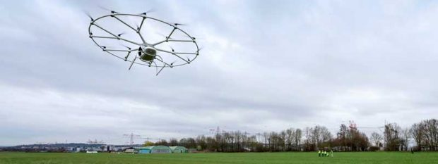 اولین بالگرد الکتریکی پهپادی 8 موتور