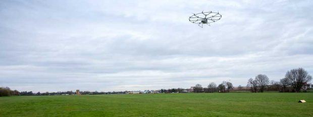 اولین بالگرد الکتریکی پهپادی 8 موتور