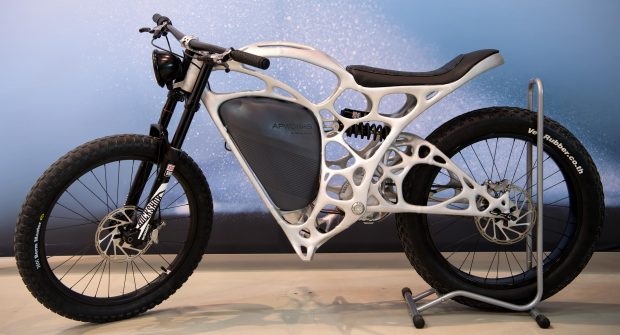 تولید موتورسیکلت Light Rider ایرباس با چاپ سه بعدی