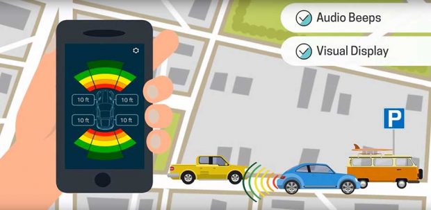 پارک دقیق خودرو با کمک بلوتوث