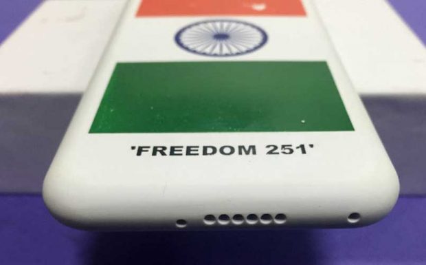 گوشی هوشمند Freedom 251 هندی فقط 4 دلار