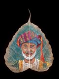 تصاویری از نقاشی روی برگ درخت انجیر معابد