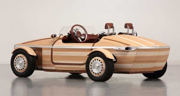 TOYOTA’S LITTLE WOODEN CAR