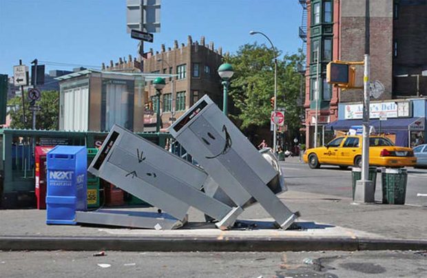 خرابکاران شهری و خلاقیتشان در خلق هنر خیابانی ! 6 هنر خیابانی