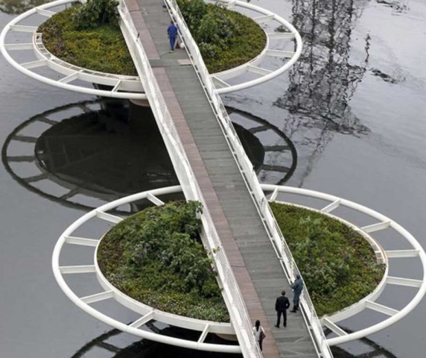 پل متحرک فریدریش بایر در سائو پائولو برزیل