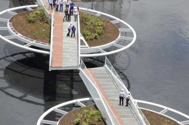 پل متحرک فریدریش بایر در سائو پائولو برزیل