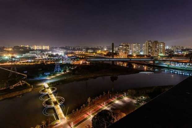 پل متحرک فریدریش بایر در سائو پائولو برزیل