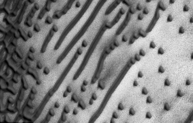 کدهای مورس بر روی مریخ